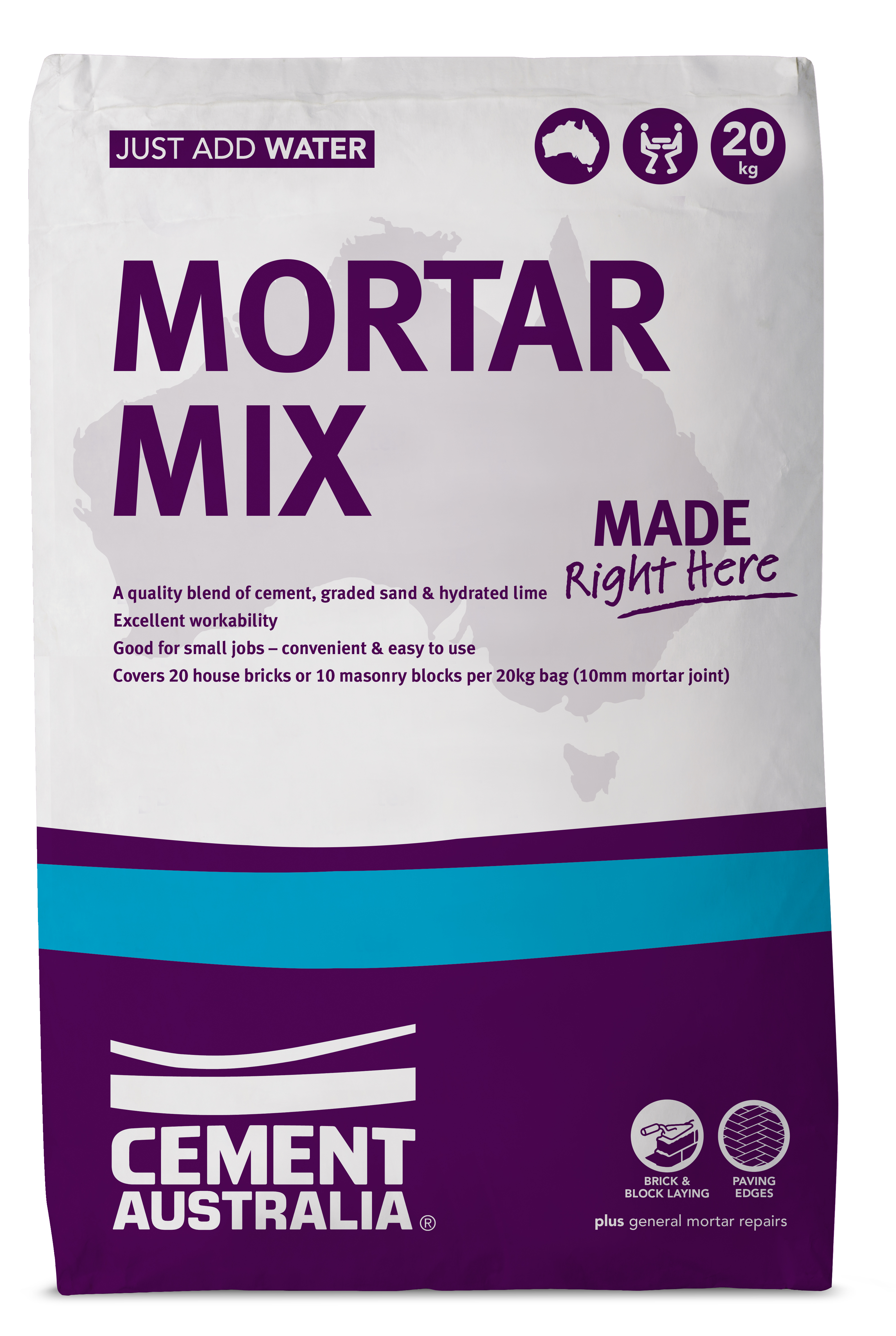 Bedding on sale mortar mix